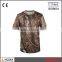 Military Army Color 100% Cotton Jersey Mens Short Sleeve Camouflage t Shirt