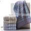 Luxury 100% cotton stripe jacquard washcloth flannel