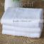 white diamond banded facecloth flannel face towel