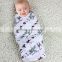100% Cotton Newbron Swaddle Wrap Baby Muslin Blanket