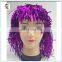 Cheap Carnival Party Unisex Short Purple Tinsel Wigs HPC-0041