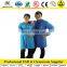 Poly/cotton antistatic smock,5mm grid Cleanroom ESD smock