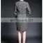 Wholesale woman long sleeve new model dress, fashion ladies spring dress
