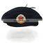 wholesale winter autumn custom military beret with 100% wool