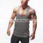 new mens strechy fit low cut wholesale plain tank top