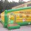 Yellow bouncers inflatables, barn/farm bounce houses