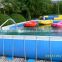 commercial grade best quality new design metal steel frame inflatable swimming pool