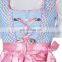 3pcs Gorgeous Blue Woman Mini Dirndl Dress Oktoberfest Drindl (dirndl dress bavarian)