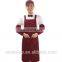 100% cotton vest plain apron for men