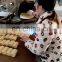 6 working heads suger egg biscuit roll cone machine