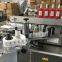 automatic wet glue square bottle sticker two side labeling machine