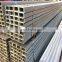GB ASTM JIS Galvanized structural steel u channel,v shaped steel channels,c channel