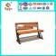 Outdoor Public Wooden Park Bench With Cast Iron Leg,garden Bench Park