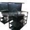 Car repair workshop metal work bench cleaning trough bench