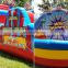 Inflatable Roller Coaster Obstacle Course Bounce Ninja Warrior Amusement Park Equipment For Kids Adult