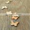 Custom made laser cutting small wooden bauble decoration,wooden Butterfly