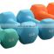 Gym Exercise Multi Weight Colorful Neoprene Hex Dumbbell Set With Rack