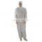 Cheaper PP Non woven disposable overalls safety coverall suits with hood