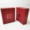 High-quality Creative PU Leather Luxury Wine Box Double Bottle Red High-end Wine Box