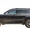Chrome door visor side window deflector shade sun rain shield silver strips guard for Jeep Grand Cherokee