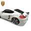 For Porsche Bosxter Cayman 981 Carbon Fiber Car Conversion Body Kits Light Eyebrow Rear Spoiler Side Skirts