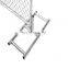 Temporary Chain Link Fence Panels with barb wire