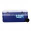 portable modern outdoor camping trolley beer cans water food warmer box fridge cooler box for insulation with wheels
