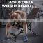 New Design Hot Sale Pu Non Slip Mat Foldable Tilt Bench Press Adjustment Dumbbell Bench