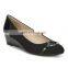 ladies fancy new style suede round toe with metal D ring wedge heel sandals shoes office footwear for women (LAJWG0046)