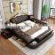 Tatami Multi-functional Leather Bed With Massage and Storage For Bedroom Furniture