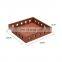 latest design multifunctional wood breads fruits plants storage crate food loaf display box 20x20x30cm