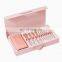 Magnetic flat top 10pcs pink eye brush kit gift box makeup brush set packaging with bag for cosmetic brush