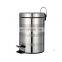 China Small 3l Strong Steel Hotel Room Trash Can For Sale