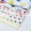 Cartoon little whale aqua dot AB printed fabric Kindergarten baby quilt cover cotton twill fabric