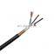 Black PVC Shielded Signal Control Power Cable  Screened Wire RVVP4*0.5mm