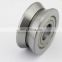 Factory supply good price LFR5201-12 chrome steel and stainless steel U groove track roller ball bearing