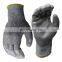 Anti slip durable mitts heavy duty working gloves level 5 cut resistant pu coated work gloves for construction