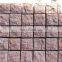 red granite cube for garden paving