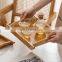 Bamboo Serving Tray Restaurant Hotel Breakfast Tray Great for Dinner Tea Coffee Parties Bar Bed