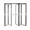 WEIKA plastic soundproof pvc  folding doors for supermarket  UPVC frame with lock