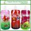 cute cartoon design collapsible water bottle with carabiner