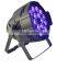 Professional uplight led par zoom 18pcs 15W 6IN1 RGBWAUV LED Stage Light