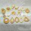 Hot SaleNatural Rattan Wood Earring Hoops rattan earring piece High Quality cheap wholesale