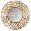 Hot Sale Natural Straw Sunburst Water Hyacinth Mirror Boho Straw Mirror wall Vintage Decoration High Quality