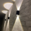 2w 4w 6w 8w 10w 12w Warm White And White Color Indoor Led Wall Lamp Up And Down ABS Decorate Wall Sconce Bedroom Led Wall Light