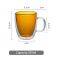Double Wall Glass Tea Mugs