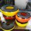 Color composite inflatable protective wire for oil field casing