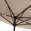 2.7m outdoor sunshade side steel umbrella with crank