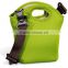 insulated lunch bags for adults, with or without shoulder strap, insulated real neoprene material