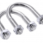 U-shaped bolt 304 stainless steel U-shaped pipe clamp arc extended thread fastener bolt U-shaped screw horseback clamp U-shaped pipe clamp
